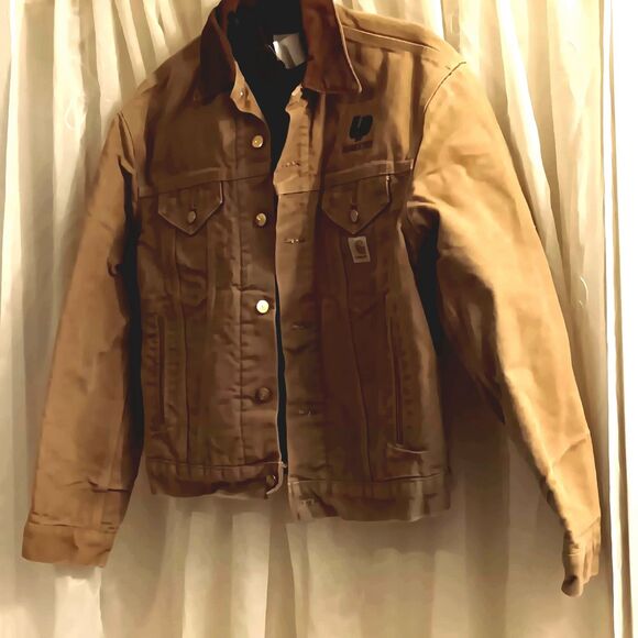 Vintage Carhartt Blanket Lined Duck Jacket J38BRN Size 40 USA  Brown Chore Coat - Picture 4 of 15